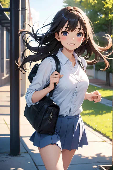 On a bright spring Day (Day:1.0), under the clear blue null (null:1.0),
BREAK
a high school girl walks with her hair dancing lightly in the wind (hair:1.0). The edges of the image are softened, Young in the scene々Capture the lively essence、.
BREAK
Her smil...