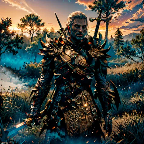 Oblivion "Skyrim Daedric Armor Ebony Carbonite" SUN nebulae stars nebula starry_sky epic Sunshine panoramic sunset spacious radiant sunrise stance, Joust Challenge Lord Daedric Ebony Armor_Ash Gorgeous Queen Daedric_Armor (Ebony Daedric Armor_Carbon) (hold...