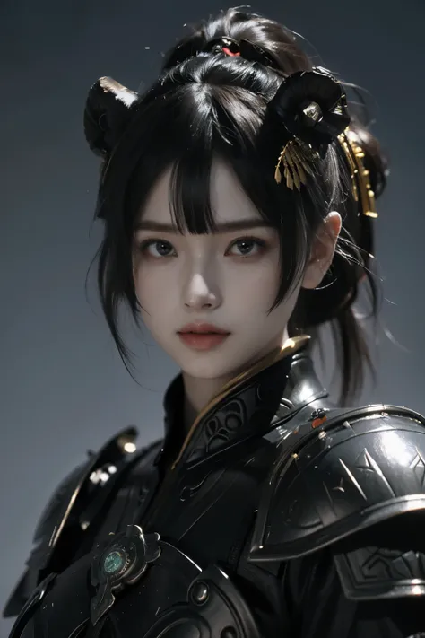 Game art，The best picture quality，Highest resolution，8K，(A bust photograph)，(Portrait)，(Head close-up)，(Rule of thirds)，Unreal Engine 5 rendering works， (The Girl of the Future)，(Female Warrior)， 
20岁少女，(The warrior in ancient China)，An eye rich in detail，...