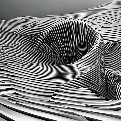 Optical illusion art