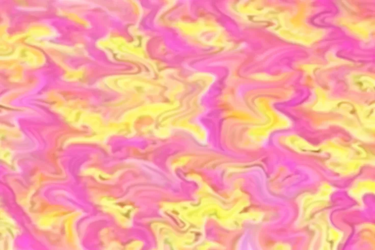 a close up of a pink and yellow marble pattern, lsd waves, lsd trip, lsd ripples, pink and yellow, psychedelic background, marbling effect, lots of swirling, psychedelic waves, swirly vibrant ripples, swirly magic ripples, infinite psychedelic waves, psych...