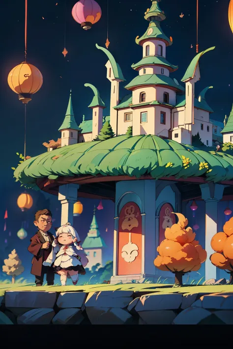 Masterpiece, best quality otherworldly inn illustration, interdimensional guests, anime style reminiscent of multiple realities. --s2

((Best Quality, 8K, Masterpiece: 1.3)), Detailed: 1.5, otherworldly inn with floating lanterns, guests from various dimen...