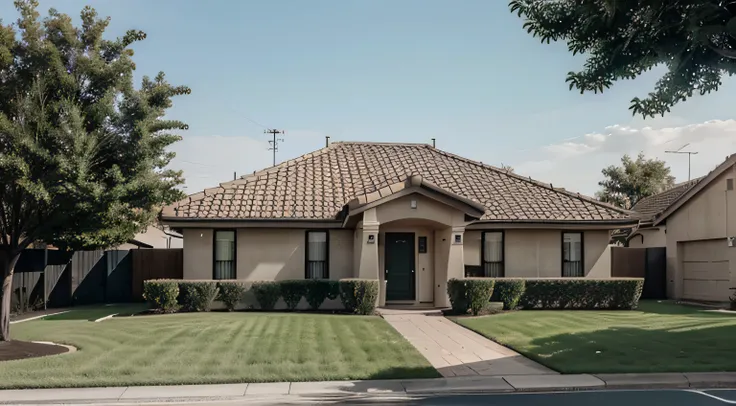 House in a suburban complex