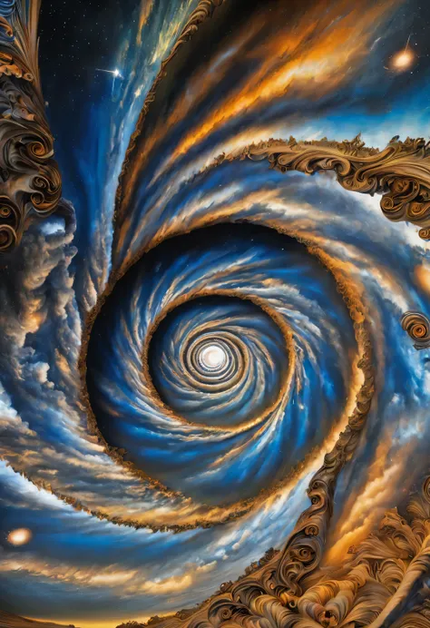 Optical illusion ，Optical illusion，Twisted spiral palace inside a kaleidoscope，Wooden inverted twisted human face，（The left and right sides of the inverted face are perfectly blended)，Earth&#39;Natural mirror described as a strange phenomenon，huge human fa...