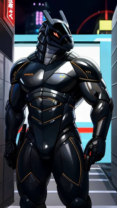 e621에 업로드됨, best quality, masterpiece work, high quality, sexy male, synth (vader-san), lizard, security robot, guards, bodyguar...