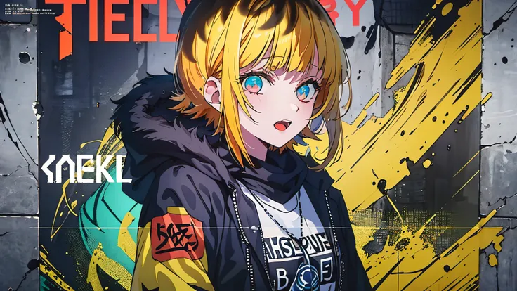 (((dramatic))), (((gritty))), (((intense)))) The movie poster features as the central character. She is shy in the center of the poster, wearing idol clothing, And the determined look on her face. The background is dark and gritty, feeling of drunkenness. ...