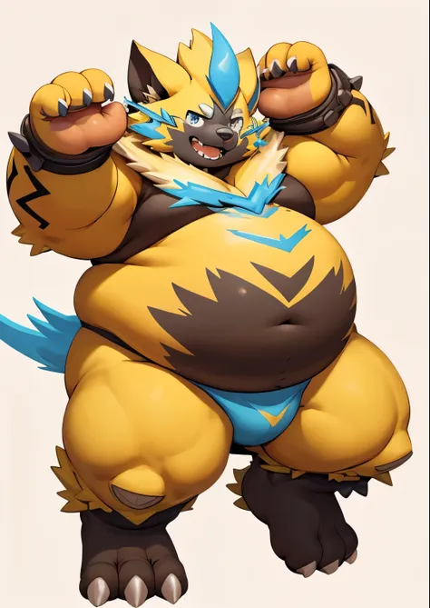 blue genitalia，solo，male people，chubbiness，small fat，Bare-chested， solo， Detailed pubic hair， A high resolution，， tmasterpiece，Excessive obesity，Obesity in the extremities，Lift your feet，foot in the air，Correct body proportions，overweight，roadhog，proportio...