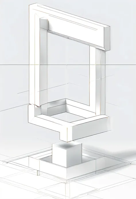 (Optical illusion art:1.3),(:1.5)Paradox diagram，Draw a three-dimensional diagram on a square piece of paper，Penrose triangle，&Quote;triangle&Quote;，It is a typical manifestation of paradox and proportion inversion..。Three rectangles intertwined from diffe...