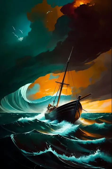 Boats in the Ocean.