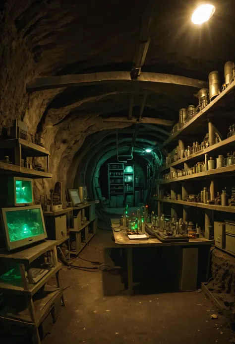 Hidden underground laboratory