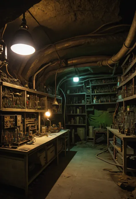 Hidden underground laboratory