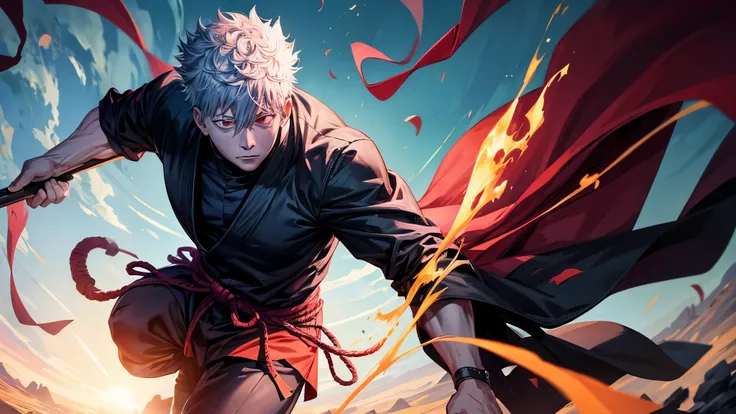 create an image of Gojo from Jujutsu Kaisen