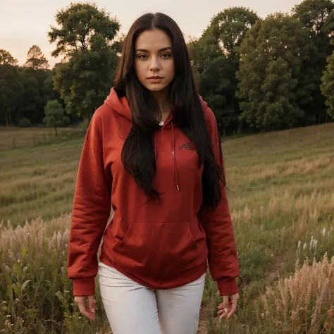 Red hoodie 