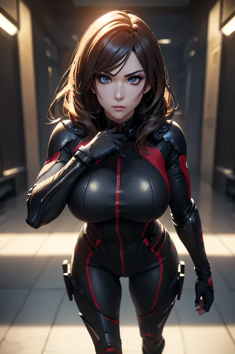 a superheroine, sexy, big breasts, dynamic pose, 3d, (8k), detailed texture,(hyperdetailed), (photo realistic), cinematic light,...