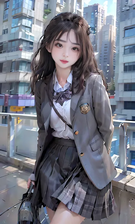 (RAW photo, 最high quality), (realistic, Photo realistic: 1.2), portrait photography, Full body photo
1 girl, mall rooftop cafe, outdoor,
smile, (high detail skin: 1.4),
puffy eyes, gorgeous hair, air bangs, brown hair, Grey suitsuit, big crotch, pear-shape...