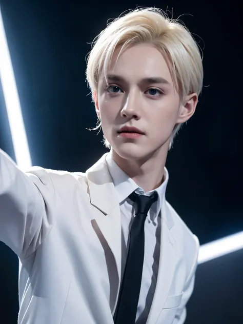 Draco Malfoy becomes a male idol，Dancing on stage，meticulous portrait