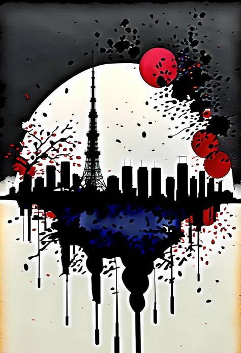 (masterpiece in maximum 16k resolution:1.6),((ink_splatter_art):1.3),((tokyo_paint_splatter_art):1.5) ((darkest_insane_silhouett...