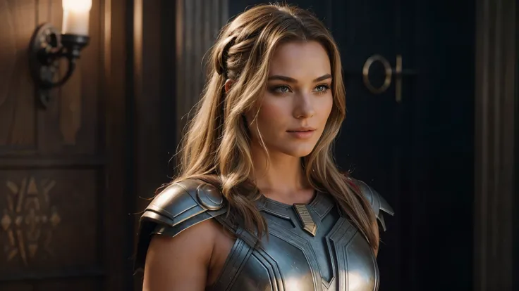 the most beautiful woman in the world wearing a thor outfit