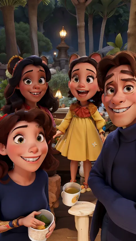 Familia estilo disney 