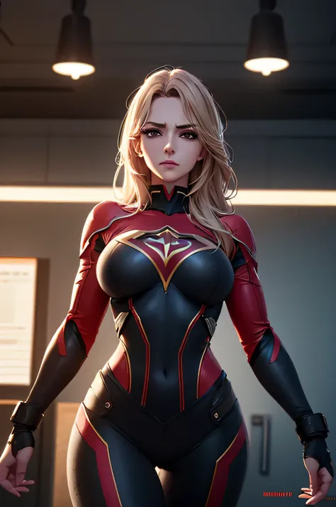 a superheroine, sexy, big breasts, dynamic pose, 3d, (8k), detailed texture,(hyperdetailed), (photo realistic), cinematic light,...