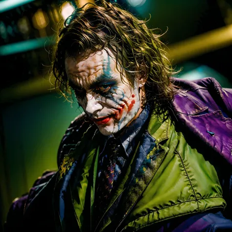 galaxy stars nebulae starry_sky borealis sunset spacious sunrise panoramic sunshine, "the joker" a photograph of a joker man clo...