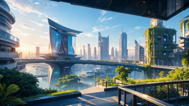 Masterpiece, best quality, 16K UHD,
futuristic floating city,
scenic beauty, impressive design,
Ultra-detailed, photo-realistic,
Skyscape of futuristic technology,
Huge urban high-tech tablet platform,
Floating in the sky, transparent dome,
Harmony of arch...