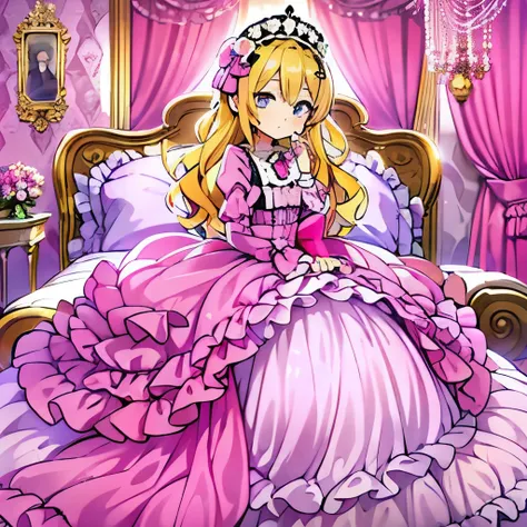 ((((Super high quality)))),highest quality, masterpiece, highest resolution, artwork, super それにget used to it, many get used to it, get used to it, それにget used to it,(young face),(cute little face),(pretty girl),(10 years old),((white skin)),((blonde)),((b...