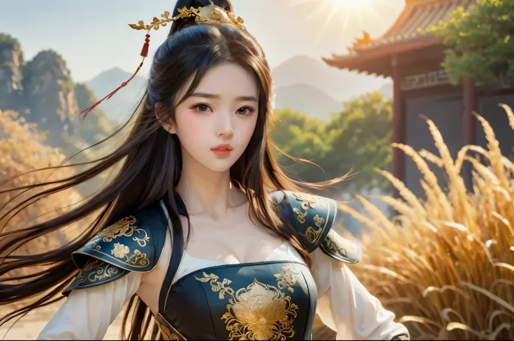 liuyifei, 1girl, chinese_armor, best quality, masterpiece,