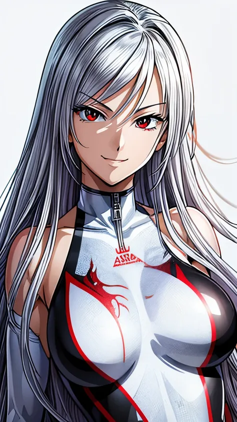 (masterpiece, best quality, ultra-detailed, highres, illustration:0.8), extremely detailed wallpaper, official art, amazing, high detail, ultra-detailed, extremely detailed 8k wallpaper, wide shot, (full body:1.0), bright silver hair, red eyes with slit pu...