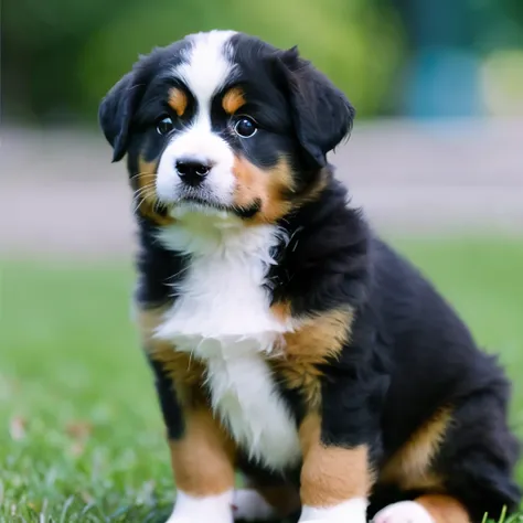 Bernese Mountain Dog、puppy、highest quality、cute、wallpaper