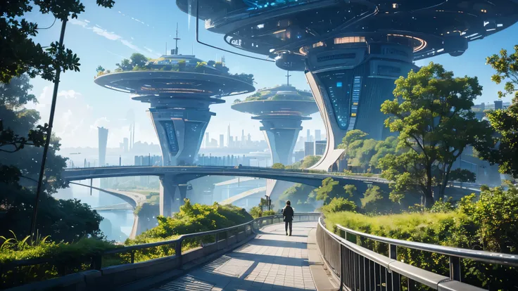 Immersive and breathtaking, this masterpiece of urban design boasts the best quality visuals with its 4K resolution, capturing every minute detail in stunning 8K clarity. The futuristic floating city hovers gracefully in the sky, adorned with advanced tech...