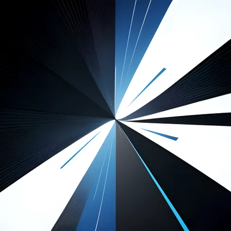 background futurist, line art, minimalist, blue, black, white, background white, geometries 