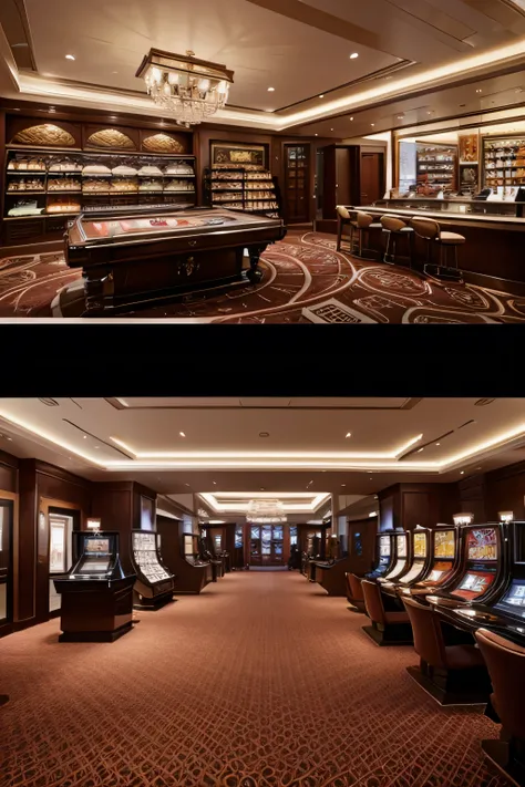 background、casino、Inside the store、High resolution、luxury、Stylish atmosphere