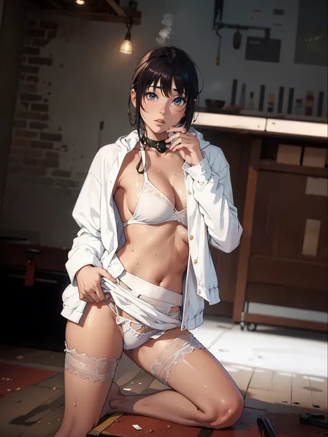 (extremely detailed CG unity 8k wallpaper), (masterpiece), (best quality), (ultra-detailed), (best illustration), (best shadow), (absurdres), 
BREAK
girl, sweat, steam, medium breast, nsfw,