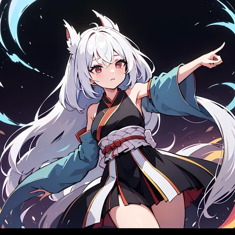 artist:Zero 1510, upside down, Point to the viewer, Talk in your dreams, dragon girl, Legs wrapped in bandages, hanfu, hair past shoulders, pointed ears, curls, medium breasts, Moles under the mouth, colorful eyes, exhausted, fantasy, facing the camera, sh...
