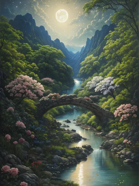 (((masterpiece))), best quality, high quality, extremely detailed CG unity 8k wallpaper, scenery, outdoors, sky, cloud, no people, mountain, landscape, water, tree, blue sky, waterfall, cliff, nature, lake, river, cloudy sky,award winning photography, Boke...