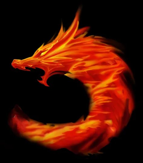 a close up of a fire dragon on a black background, fire flaming dragon serpent, fire dragon, Fire Serpent, phoenix dragon, dragon breathing fire, firebreathing dragon, dragon breathing fire, fire breathing dragon, red dragon, phoenix in fire, dragon art, d...