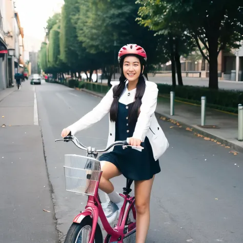 girl on a bike 