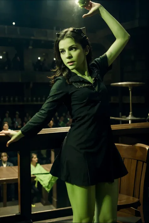 young wicked elphaba flying