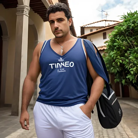 a camisola a dizer " Tinao"