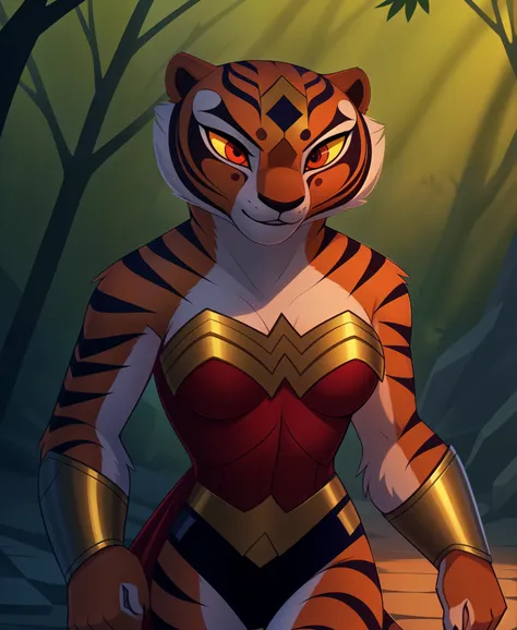 (by fumiko), (by yshanii), (by phluks), (by fedmry), (by kamukamu6392),, break, solo,female (cute:1.1) master tigress,detailed b...