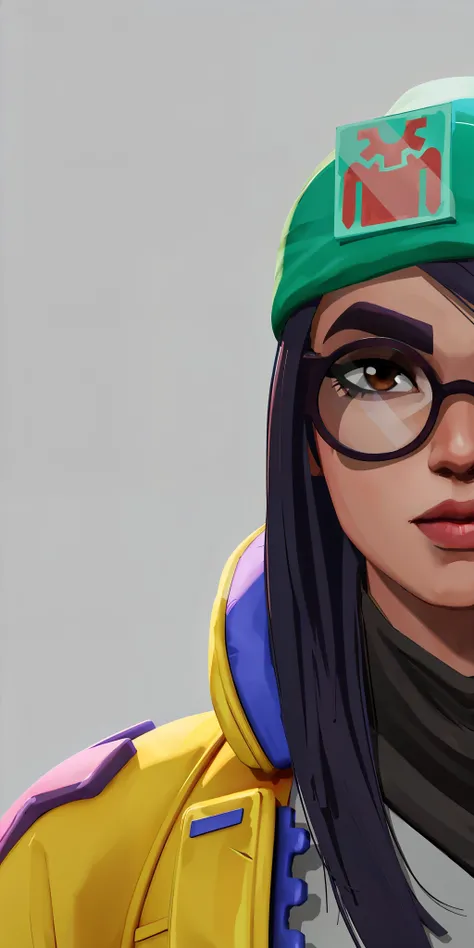 anime character with glasses and a green hat and yellow jacket, detailed character art, highly detailed character design, character artwork, character art closeup, character concept portrait of me, character profile art, detailed character portrait, portra...