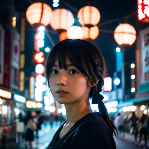  Cinematic lighting  japan girl