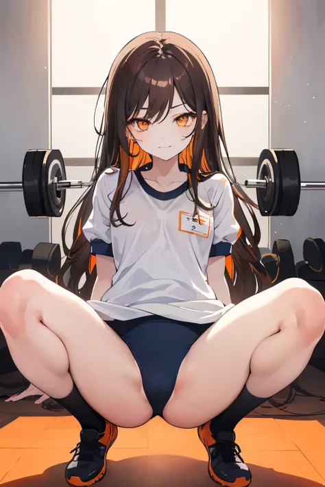 (((1girl))), ((best quality)), ((masterpiece)), ((ultra-detailed)), (illustration), (detailed light), (an extremely delicate and beautiful), (beautiful detailed eyes), (sunlight), ((extremely light)), 

((((white and black gym uniform)))),
school girl,

wa...