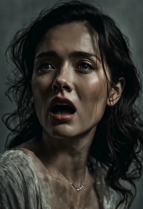 This illustration is a masterclass in realism and detail. The subject is a woman in her mid-30s, her face a symphony of emotions. But what truly sets it apart is the shock and surprise etched into her features. Her mouth hangs open, as if shes been caught ...