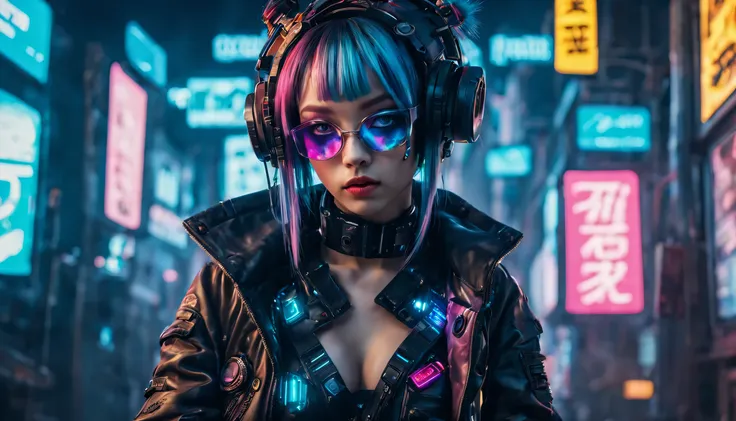 (pop costumes inspired by harajuku, very delicately beautiful girl lying, cyberpunk, full body, seductive:1.4), unbeatable maste...