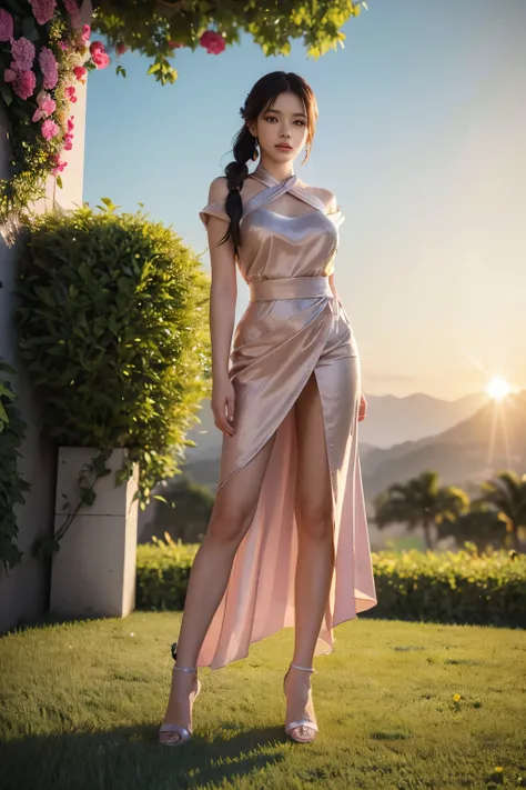 sharp pictureสมจริงที่สุด สร้างภาพสาวสวย
ไทย,about 30 years old, wear a high-class cocktail outfit., dress,code: applied thai co...