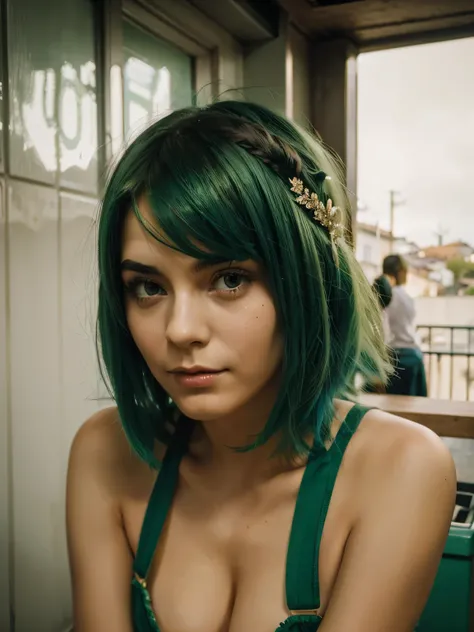 SAME GIRL, SAME FACE, GREEN HAIR, São João da Madeira