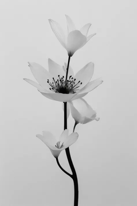 Intricately detailed, a minimalist lily tattoo design comprised of subtle lines, gracefully etched on the skin. Minimal yet expressive, the design radiates simplicity in its purest form. Two-toned, the delicate lily blossoms appear in crisp, white contrast...