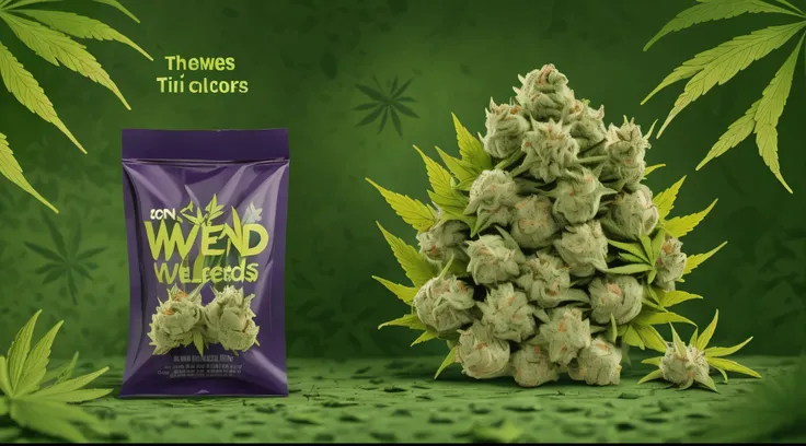 one bag of weed colors 
